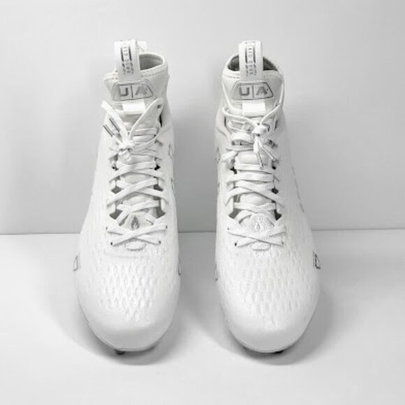 UNDER ARMOUR MEN\'S spotlight lux MC 2.0 football w/cleats white Size 11.5 NEW main image 4